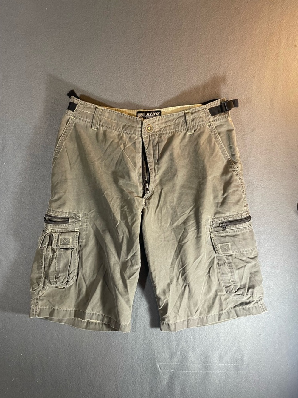 Kuhl Men's Olive Green/khaki Cargo Shorts